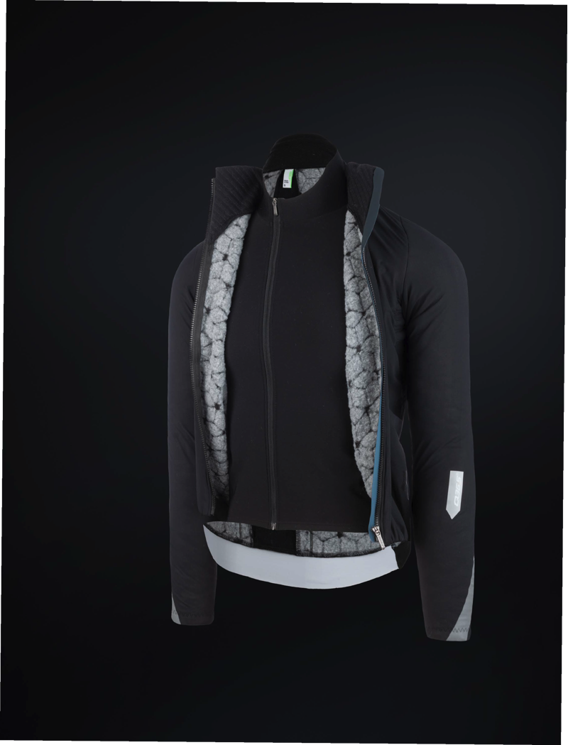 Q36.5 Dottore Termico Winter Cycling Jacket in BLACK-8